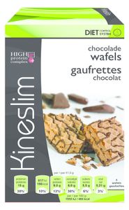 Kineslim Chocolade wafels 3 x 2 st (6 st)