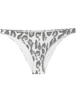 Stella McCartney bas de bikini à imprimé léopard - Argent - thumbnail