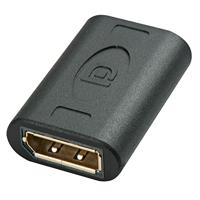 Lindy 41020 DisplayPort dubbele koppeling Premium zwart