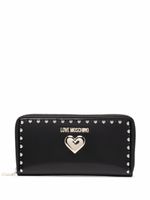 Love Moschino portefeuille à plaque logo - Noir - thumbnail