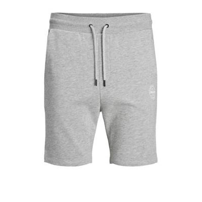 JACK & JONES JEANS INTELLIGENCE regular fit sweatshort Shark grijs melange JACK & JONES JEANS INTELLIGENCE regular fit sweatshort Shark grijs melange