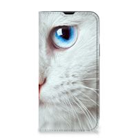 iPhone 14 Hoesje maken Witte Kat