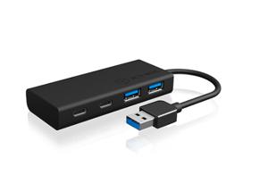 ICY BOX IB-HUB1426-U3 USB 3.2 Gen 1 (3.1 Gen 1) Type-A 5000 Mbit/s Zwart