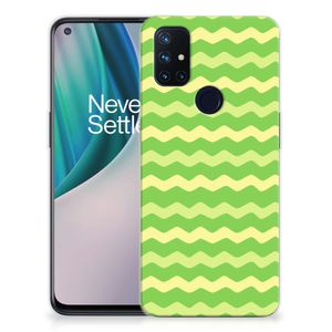 OnePlus Nord N10 5G TPU bumper Waves Green