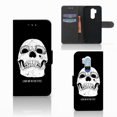 Telefoonhoesje met Naam LG G7 Thinq Skull Eyes Telefoonhoesje met Naam LG G7 Thinq Skull Eyes