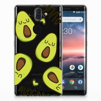 Nokia 9 | 8 Sirocco Telefoonhoesje met Naam Avocado Singing
