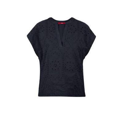 s.Oliver fijngebreid T-shirt marine