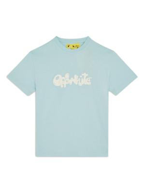 Off-White Kids T-shirt met Arrows print - Blauw