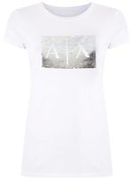 Armani Exchange t-shirt à logo imprimé - Blanc