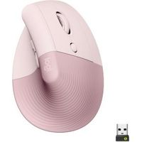 Logitech Lift Roze Ergonomishe Draadloze Muis