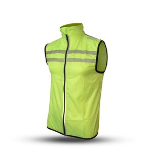 Outwet Windbreaker mesh vest neon yellow small