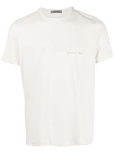 Corneliani t-shirt à logo brodé - Tons neutres