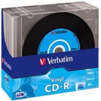 Verbatim CD-R 48x 10st. Slimline Vinyl - thumbnail