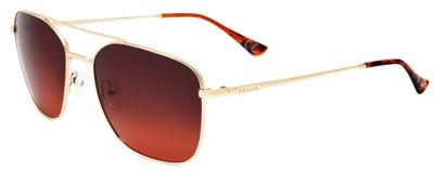 Polar zonnebril Aviator 889 gepolariseerd Cat. 4 goud/oranje