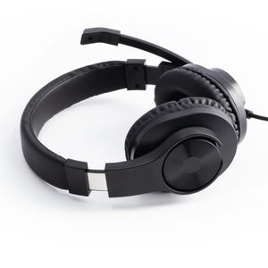 Hama Over Ear headset Computer Kabel Stereo Zwart Volumeregeling, Microfoon uitschakelbaar (mute)