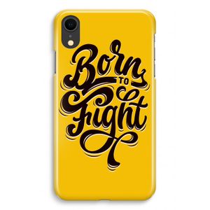 Born to Fight: iPhone XR Volledig Geprint Hoesje