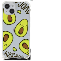 iPhone 14 Plus Stevig Bumper Hoesje Avocado Singing