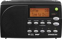 Sangean DPR65 Draagbare digitale radio, lcd-display, DAB+, FM-RDS, zwart