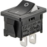 TRU COMPONENTS 1587504 Wipschakelaar TC-R13-66A3-02 250 V/AC 6 A 1x uit/aan Continu 1 stuk(s)