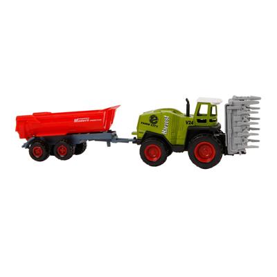 Tom Tractor Met Aanhanger 20 Cm Junior Groen/rood