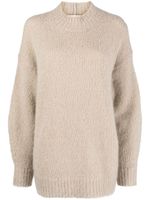 ISABEL MARANT Idol mohair-blend jumper - Tons neutres