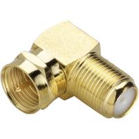 Renkforce F-connector, haaks [F-stekker -F-koppeling]Goud - thumbnail