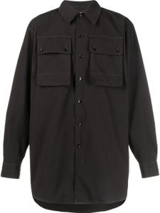 LEMAIRE chemise à poches cargo - Noir