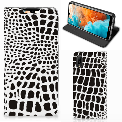Huawei Y6 2019 Hoesje maken Slangenprint Huawei Y6 2019 Hoesje maken Slangenprint