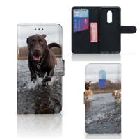 OnePlus 6 Telefoonhoesje met Pasjes Honden Labrador