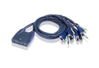 ATEN 4-poorts USB VGA KVM-switch met audio