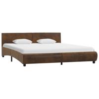 vidaXL Bedframe kunstleer bruin 160x200 cm