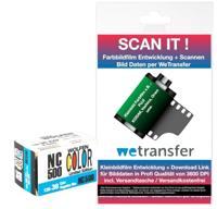 original WOLFEN (ORWO) NC500 Color kleine beeldfilm 400 ASA 36 beelden met scannontwikkeling gegevens via WE Transfer - Worldwide Shipping