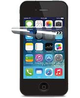 Cellular Line SPIPHONE4 displaybeschermfolie incl. reinigingsdoekje voor Apple iPhone 4/4S (dubbelverpakking)