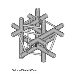 Duratruss DT 33/2-C61-XUD driehoek truss 6-weg kruis