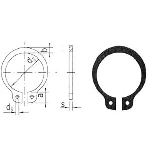 As-zekeringsring Reely Geschikt voor asdiameter: 6 mm 20 stuk(s)