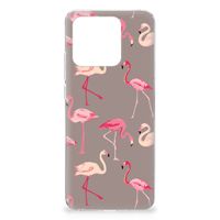 Xiaomi Redmi 10C TPU Hoesje Flamingo - thumbnail