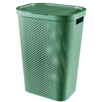 Curver Infinity Recycled Dots Wasmand met deksel - 60L - Groen