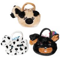 Toi Toys Pluche Hond In Hondenhandtas