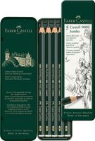 Faber Castell FC-119305 Potlood 9000 Jumbo Etui Met 5 Stuks - thumbnail