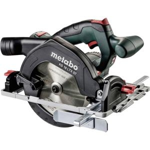 Metabo KS 18 LTX 57 Accu-cirkelzaag Zaagdiepte 90° (max.) 57 mm Zonder accu, Incl. parallelaanslag 18 V