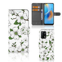 OPPO A74 4G Hoesje Dogwood Flowers - thumbnail