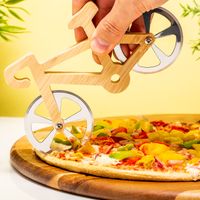 Houten Fiets Pizzasnijder