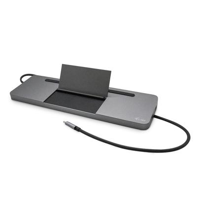 USB-C Metal Ergonomic 4K 3x Display Docking Station + Power Delivery - Dockingstation - USB-C / Thunderbolt 3 - VGA, HDMI, DP - GigE USB-C Metal Ergonomic 4K 3x Display Docking Station + Power Delivery - Dockingstation - USB-C / Thunderbolt 3 - VGA, HDMI, DP - GigE