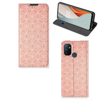 OnePlus Nord N100 Hoesje met Magneet Pattern Orange