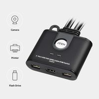 ATEN CS22HF HDMI-switch HDMI Toetsenbord 1920 x 1080 Pixel - thumbnail