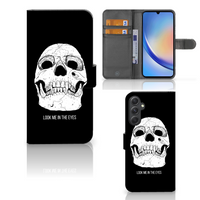 Telefoonhoesje met Naam Samsung Galaxy A24 4G Skull Eyes - thumbnail