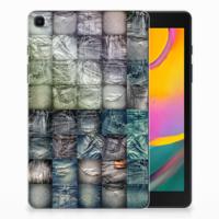 Leuke Siliconen Hoes Samsung Galaxy Tab A 8.0 (2019) Spijkerbroeken