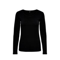 ONLY 15204712 Top Ronde hals Lange mouwen Katoen, Elastaan