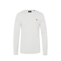 WE Fashion Fundamentals gemêleerde trui white melange