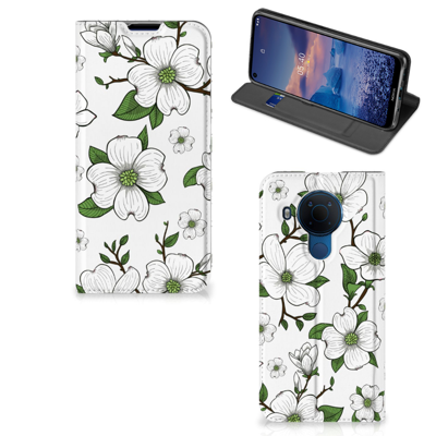 Nokia 5.4 Smart Cover Dogwood Flowers Nokia 5.4 Smart Cover Dogwood Flowers
